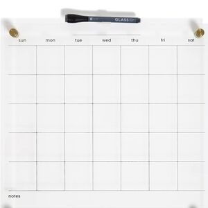 Monthly Dry Erase Calendar